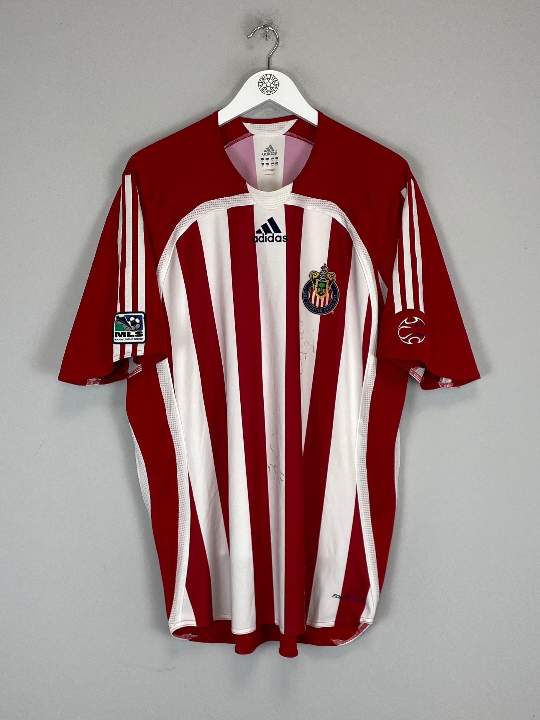 Shop 2006/07 CHIVAS GUADALAJARA *PLAYER ISSUE* SIGNED HOME SHIRT (XL) ADIDAS, classic football shirts, vintage football shirts & retro soccer jerseys at Cult Kits