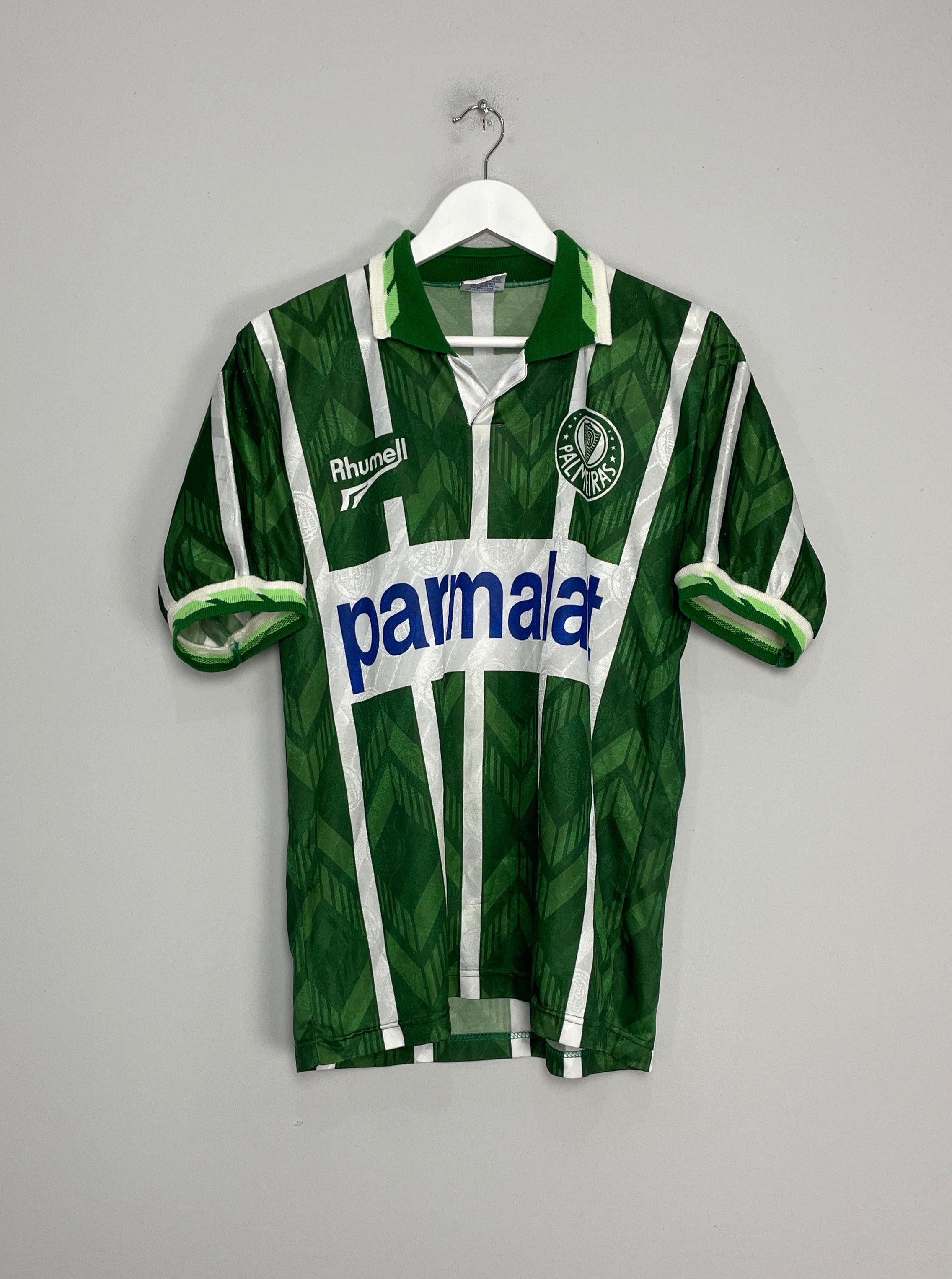 Shop 1994/96 PALMEIRAS #10 HOME SHIRT (M) RHUMMEL, classic football shirts, vintage football shirts & retro soccer jerseys at Cult Kits