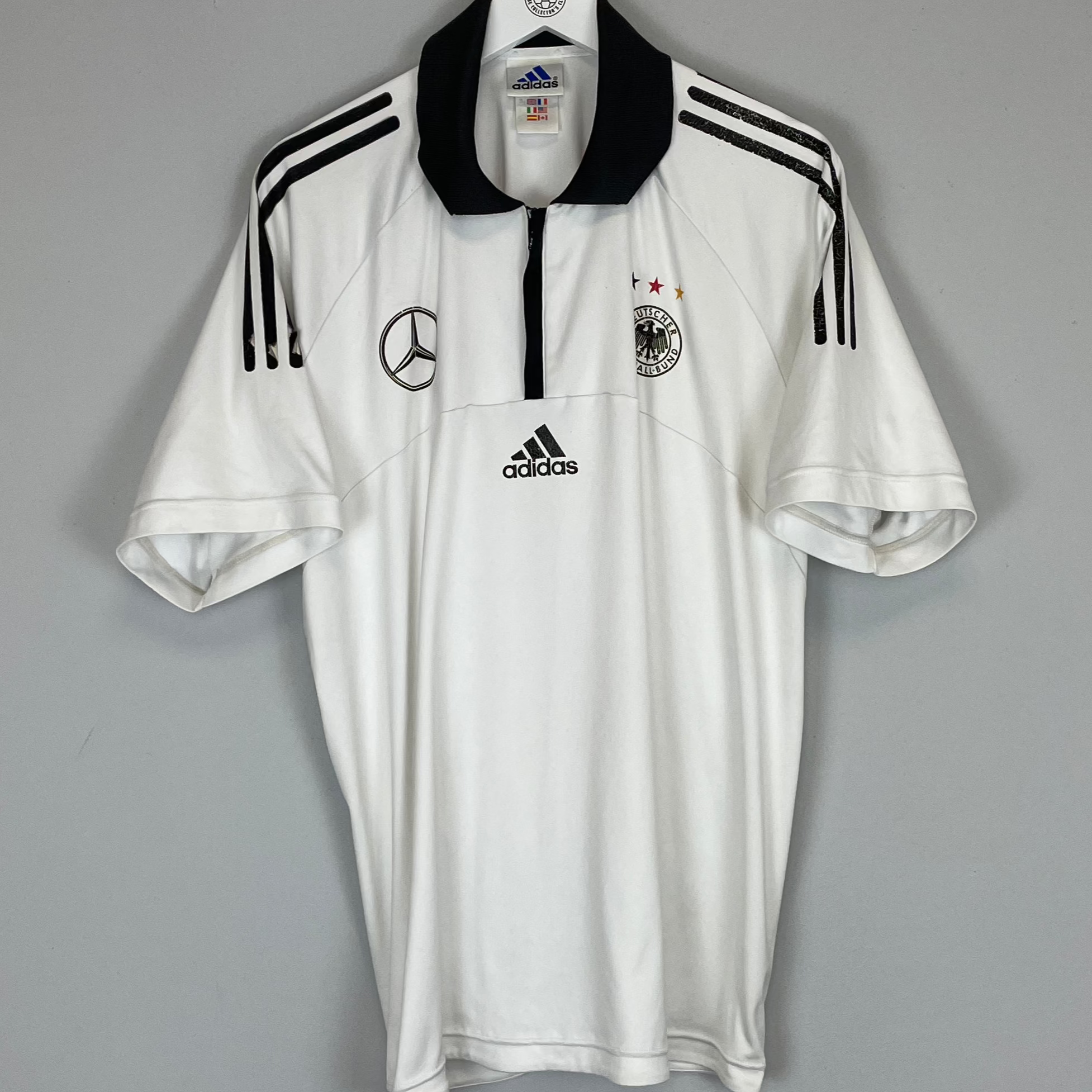 Shop 2002/04 GERMANY TRAINING SHIRT (XL) ADIDAS, classic football shirts, vintage football shirts & retro soccer jerseys at Cult Kits