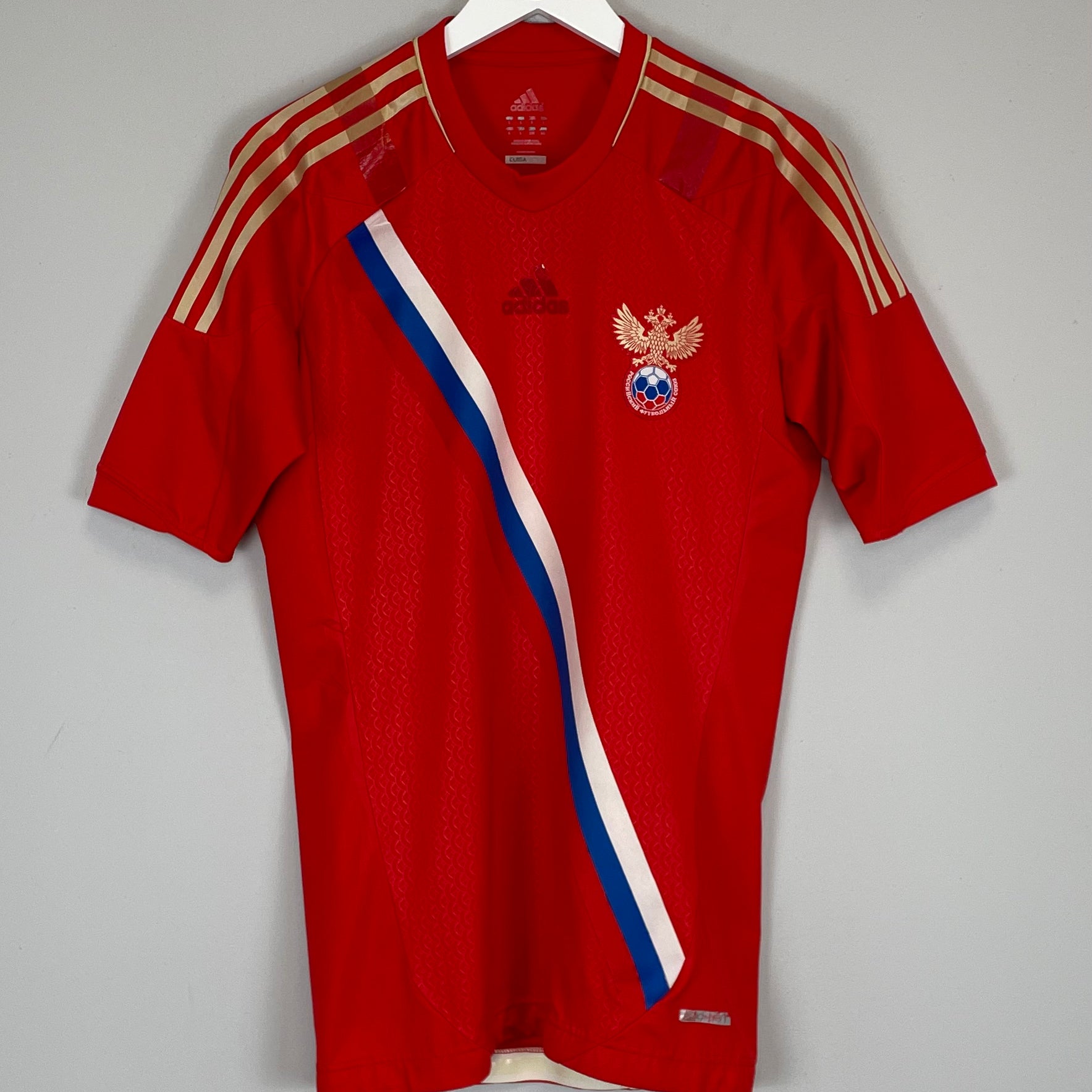 Shop 2011/13 RUSSIA *PLAYER ISSUE* HOME SHIRT (L) ADIDAS, classic football shirts, vintage football shirts & retro soccer jerseys at Cult Kits