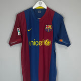 Shop 2006/07 BARCELONA RONALDINHO #10 HOME SHIRT (M) NIKE, classic football shirts, vintage football shirts & retro soccer jerseys at Cult Kits