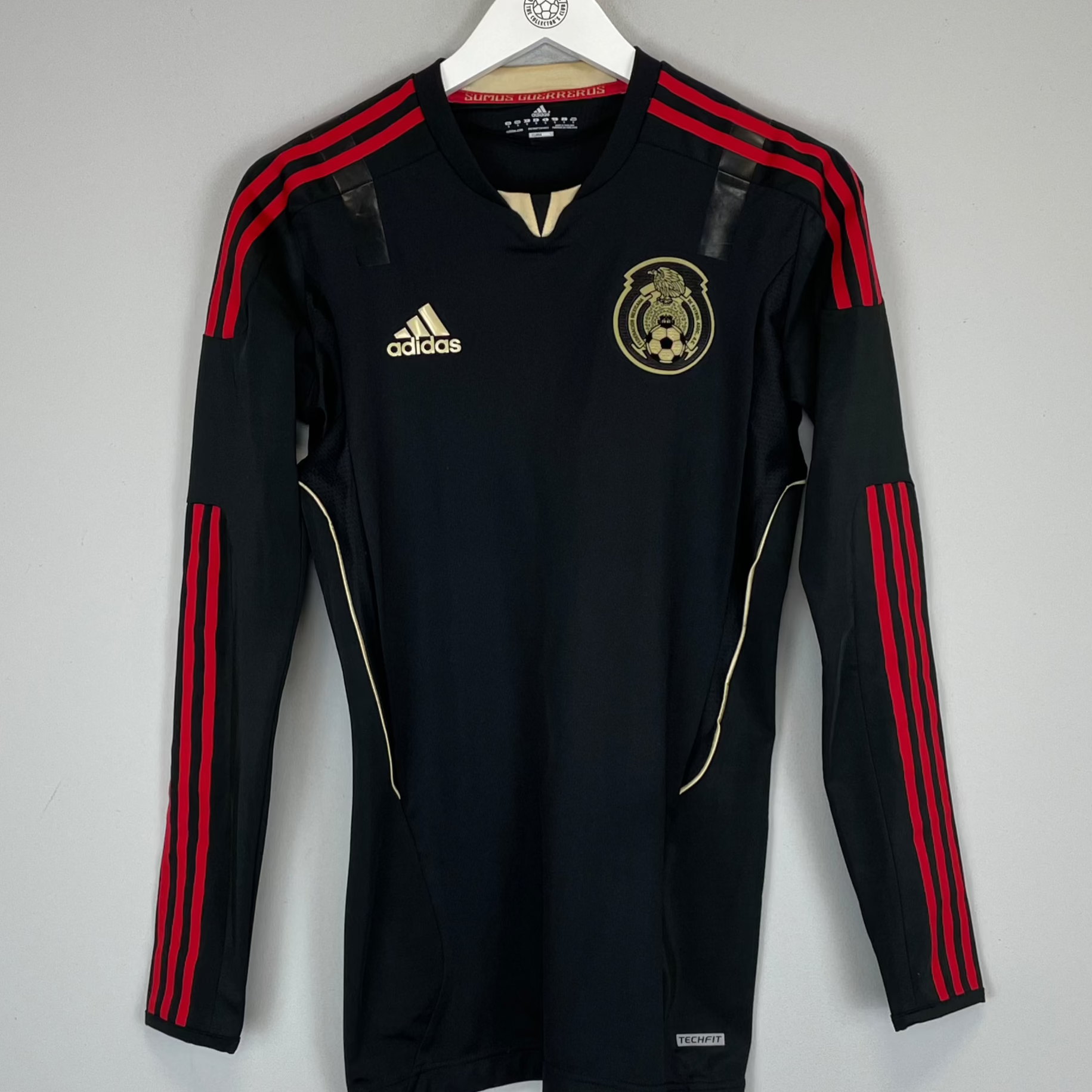 Shop 2011/12 MEXICO *PLAYER ISSUE* L/S AWAY SHIRT (M) ADIDAS, classic football shirts, vintage football shirts & retro soccer jerseys at Cult Kits