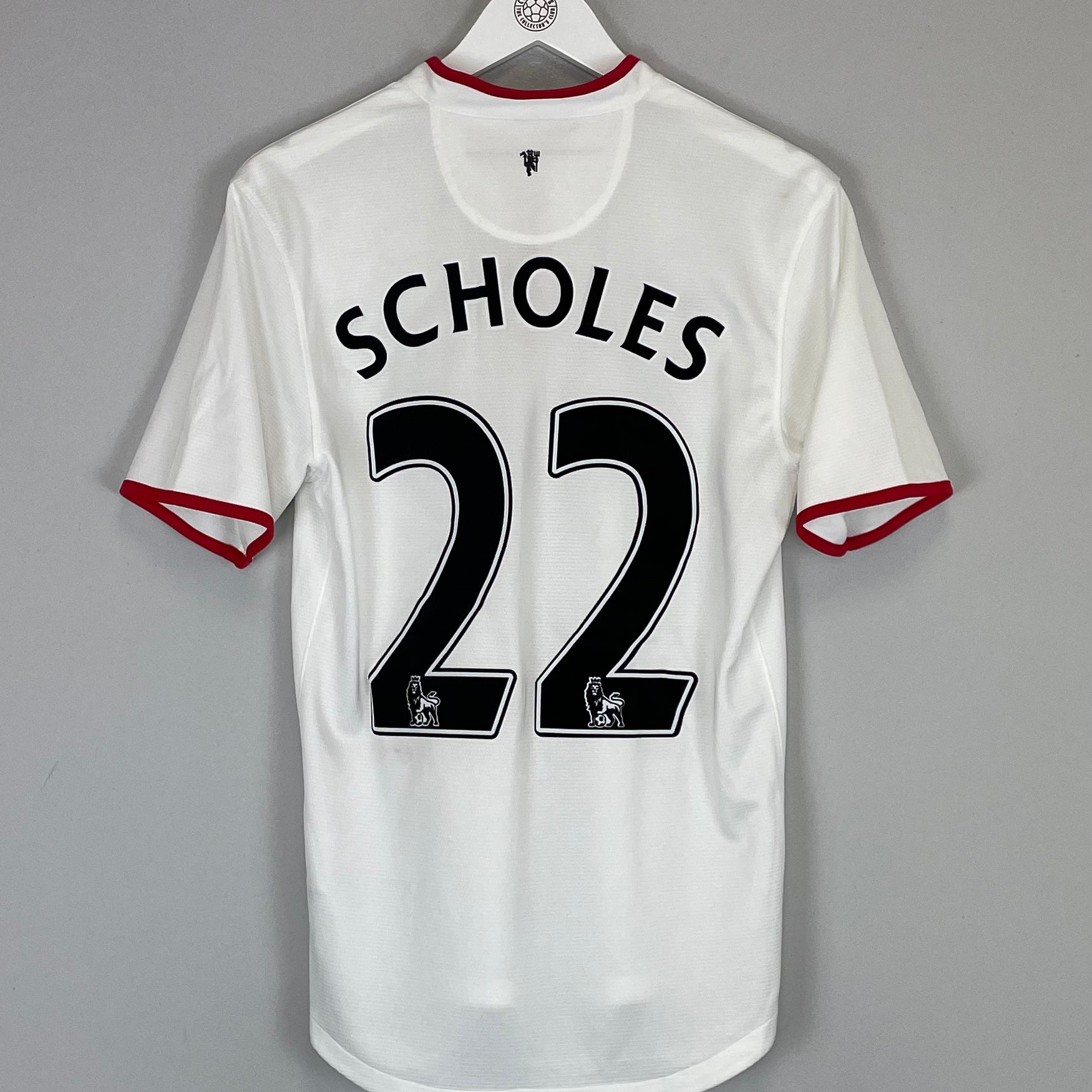 Shop 2012/14 MANCHESTER UNITED SCHOLES #22 AWAY SHIRT (S) NIKE, classic football shirts, vintage football shirts & retro soccer jerseys at Cult Kits