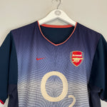 Shop 2002/04 ARSENAL HENRY #14 AWAY SHIRT (M) NIKE, classic football shirts, vintage football shirts & retro soccer jerseys at Cult Kits