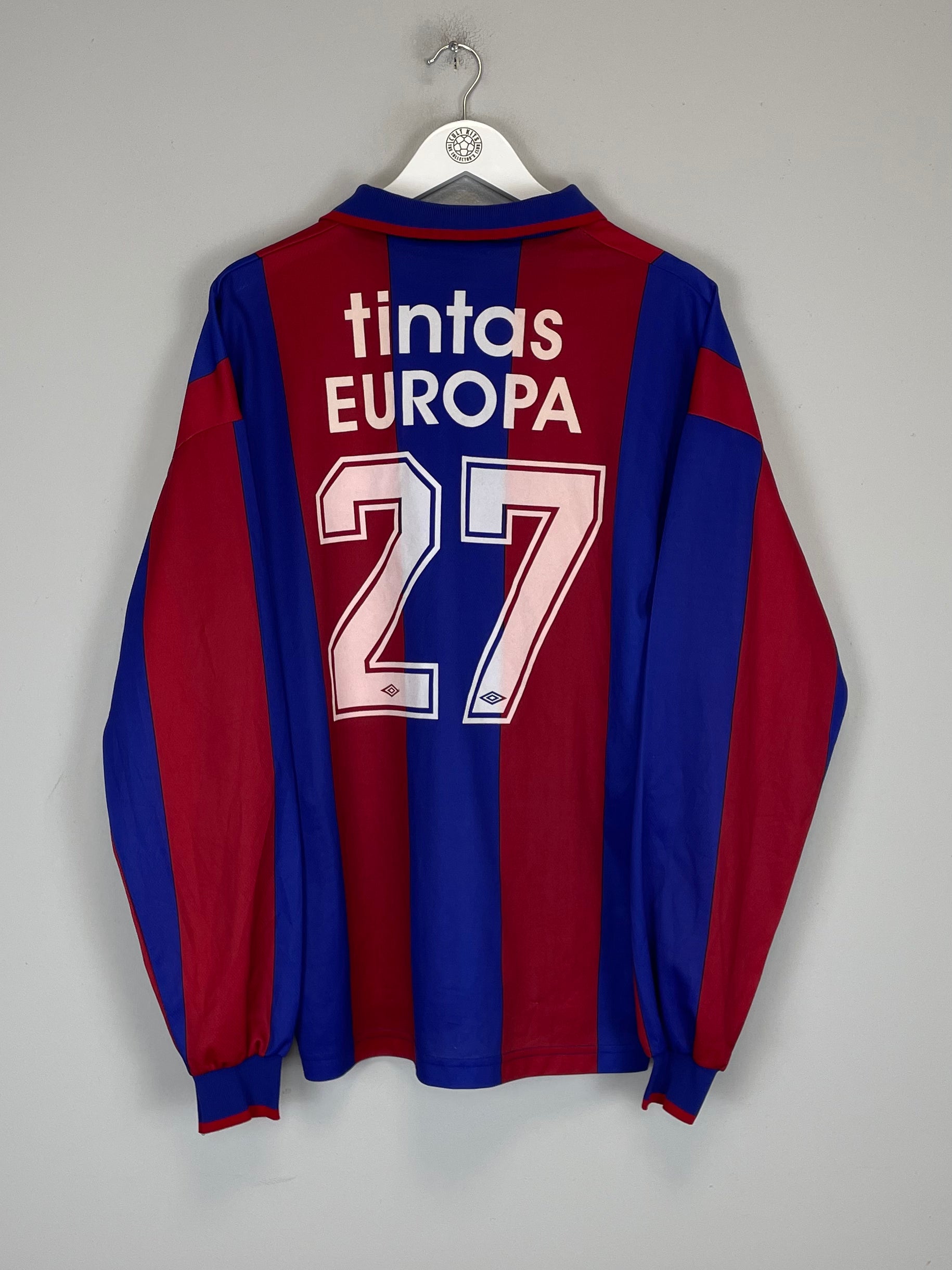 Shop 1999/00 GD CHAVES HOME SHIRT (XL) UMBRO, classic football shirts, vintage football shirts & retro soccer jerseys at Cult Kits