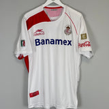 Shop 2009/10 DEPORTIVO TOLUCA *50 YEAR* AWAY SHIRT (XXL) ATLETICA, classic football shirts, vintage football shirts & retro soccer jerseys at Cult Kits