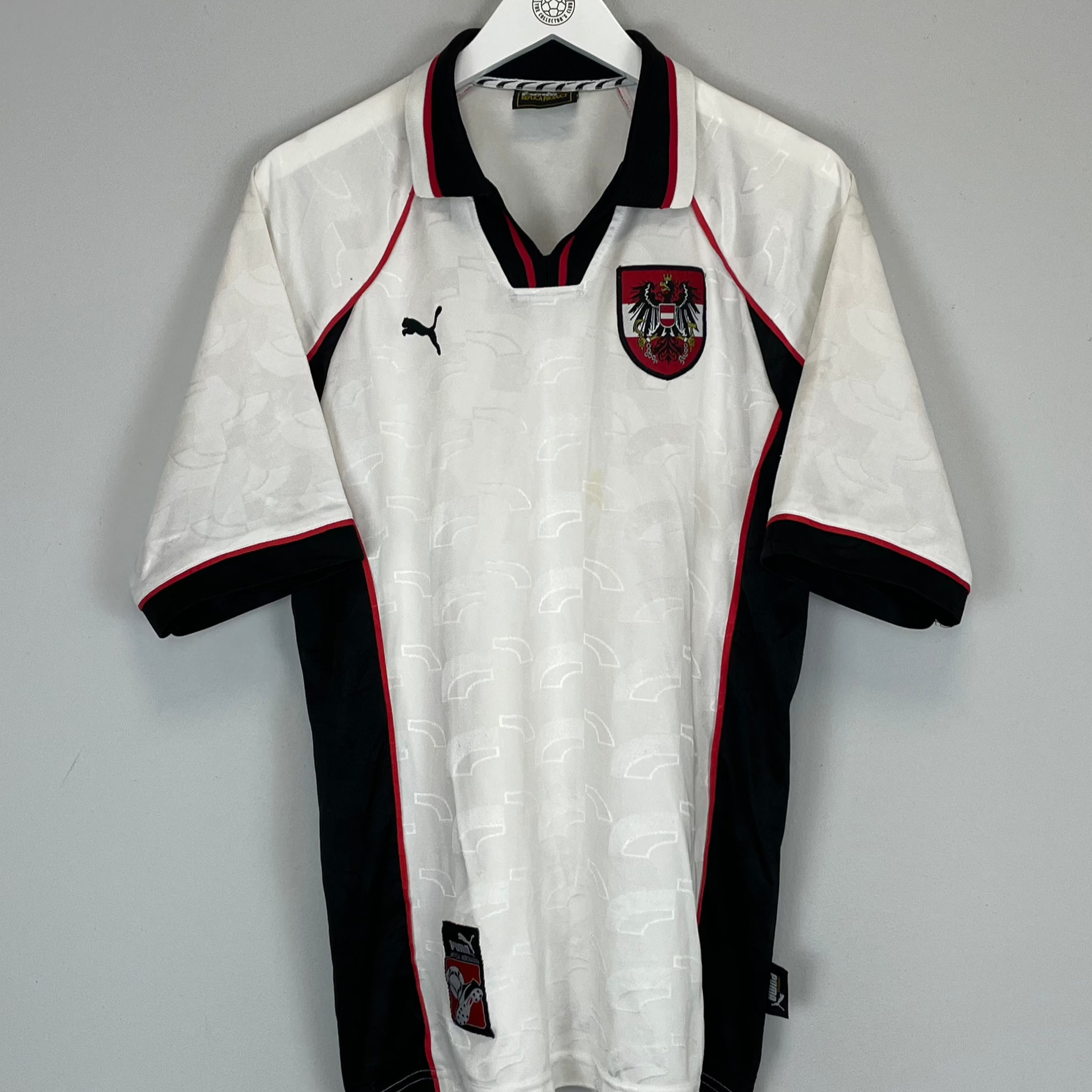 Shop 1998 AUSTRIA HOME SHIRT (L) PUMA, classic football shirts, vintage football shirts & retro soccer jerseys at Cult Kits