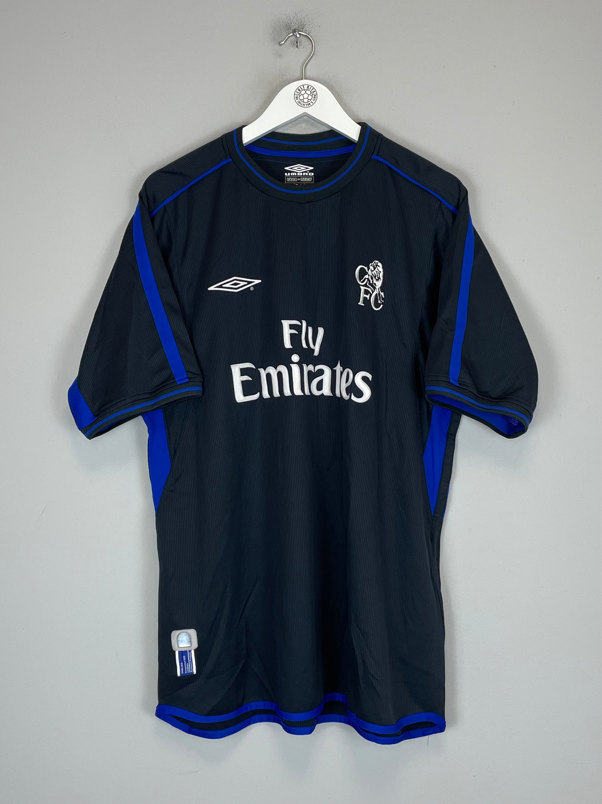 Shop 2002/04 CHELSEA ZOLA #25 AWAY SHIRT (XL) UMBRO, classic football shirts, vintage football shirts & retro soccer jerseys at Cult Kits