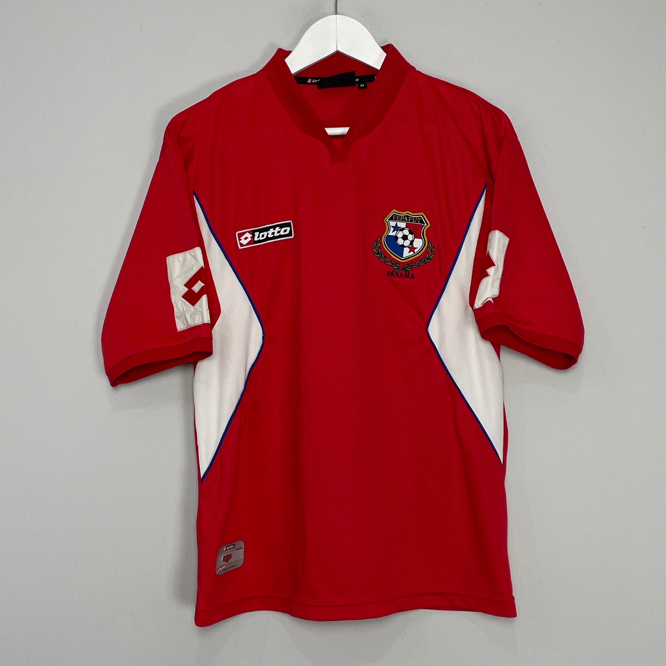 Shop 2003/05 PANAMA HOME SHIRT (M) LOTTO, classic football shirts, vintage football shirts & retro soccer jerseys at Cult Kits