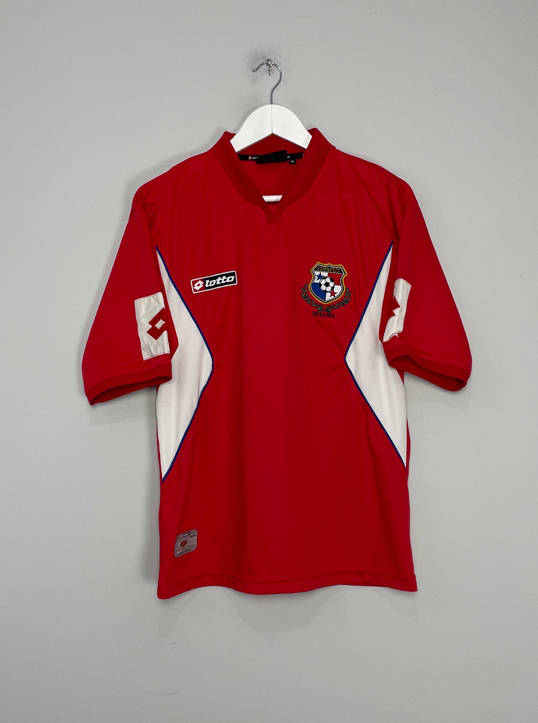Shop 2003/05 PANAMA HOME SHIRT (M) LOTTO, classic football shirts, vintage football shirts & retro soccer jerseys at Cult Kits