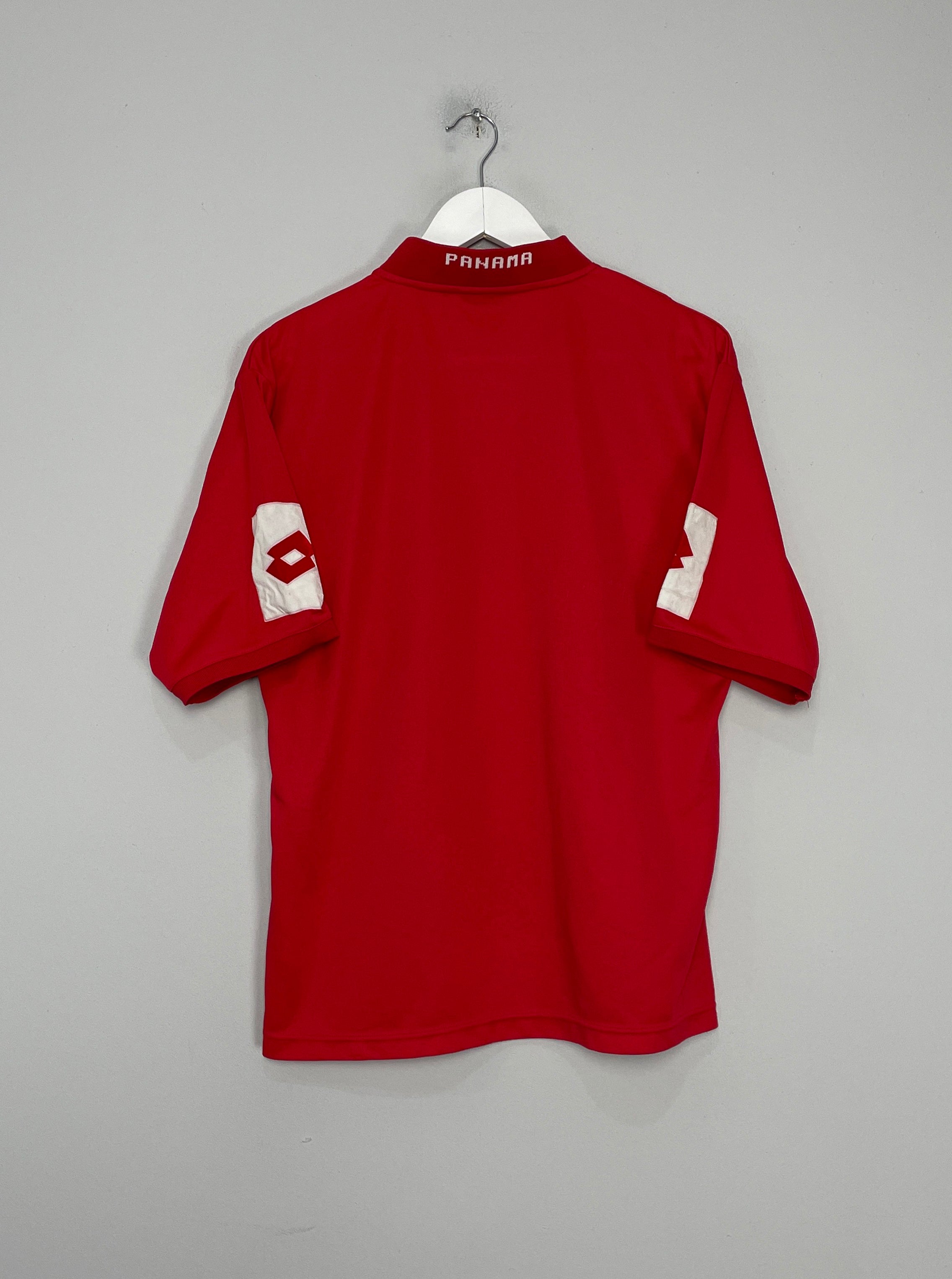 Shop 2003/05 PANAMA HOME SHIRT (M) LOTTO, classic football shirts, vintage football shirts & retro soccer jerseys at Cult Kits
