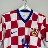 Shop 2008/09 CROATIA MODRIC #14 HOME SHIRT (M) NIKE, classic football shirts, vintage football shirts & retro soccer jerseys at Cult Kits