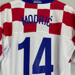 Shop 2008/09 CROATIA MODRIC #14 HOME SHIRT (M) NIKE, classic football shirts, vintage football shirts & retro soccer jerseys at Cult Kits