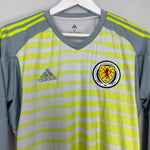 Shop 2018/19 SCOTLAND GK SHIRT (M) ADIDAS, classic football shirts, vintage football shirts & retro soccer jerseys at Cult Kits