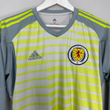 Shop 2018/19 SCOTLAND GK SHIRT (M) ADIDAS, classic football shirts, vintage football shirts & retro soccer jerseys at Cult Kits