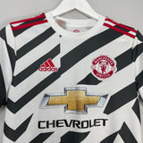 Shop 2020/21 MANCHESTER UNITED THIRD SHIRT (L.KIDS) ADIDAS, classic football shirts, vintage football shirts & retro soccer jerseys at Cult Kits