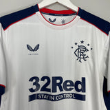 Shop 2020/21 RANGERS AWAY SHIRT (L) CASTORE, classic football shirts, vintage football shirts & retro soccer jerseys at Cult Kits