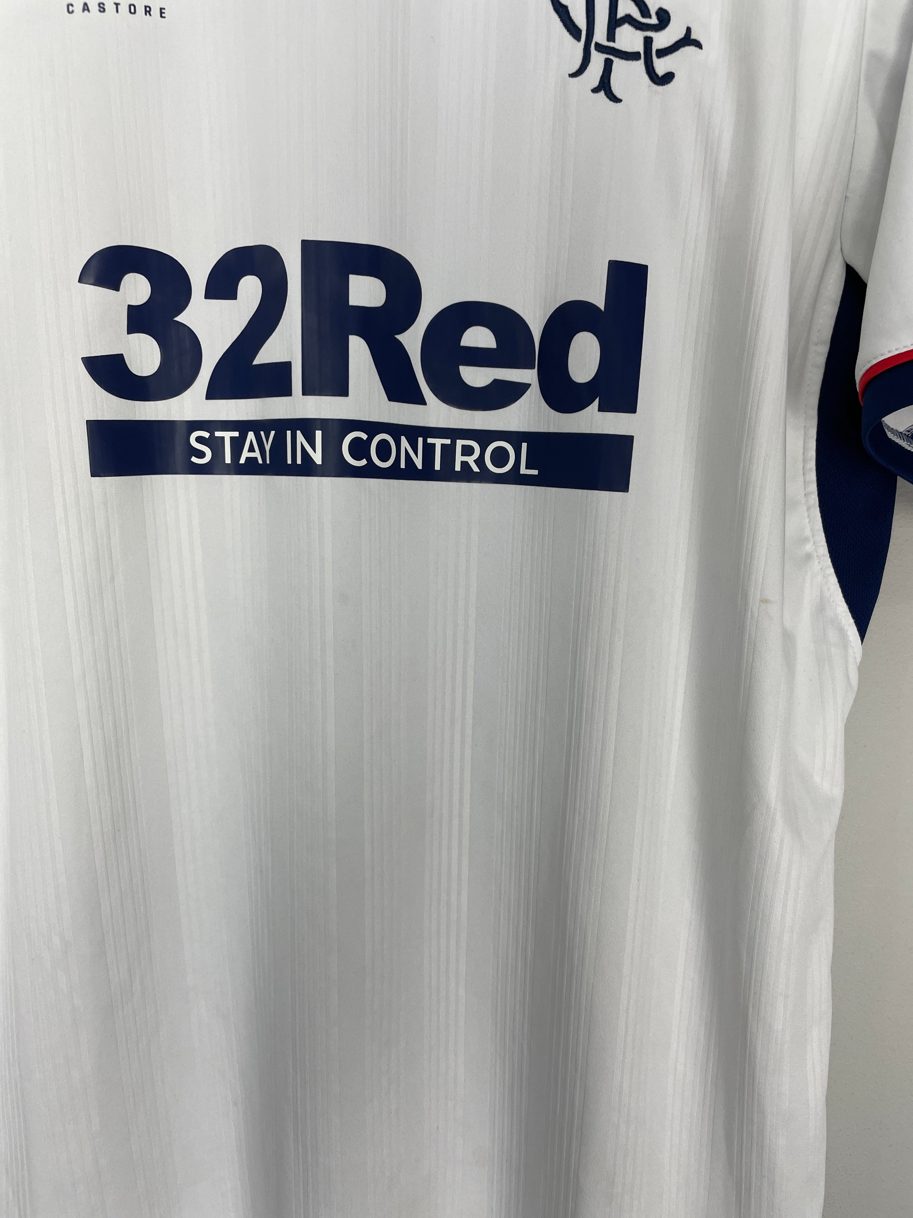Shop 2020/21 RANGERS AWAY SHIRT (L) CASTORE, classic football shirts, vintage football shirts & retro soccer jerseys at Cult Kits