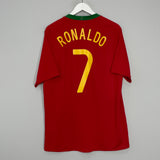 Shop 2008/10 PORTUGAL RONALDO #7 HOME SHIRT (L) NIKE, classic football shirts, vintage football shirts & retro soccer jerseys at Cult Kits