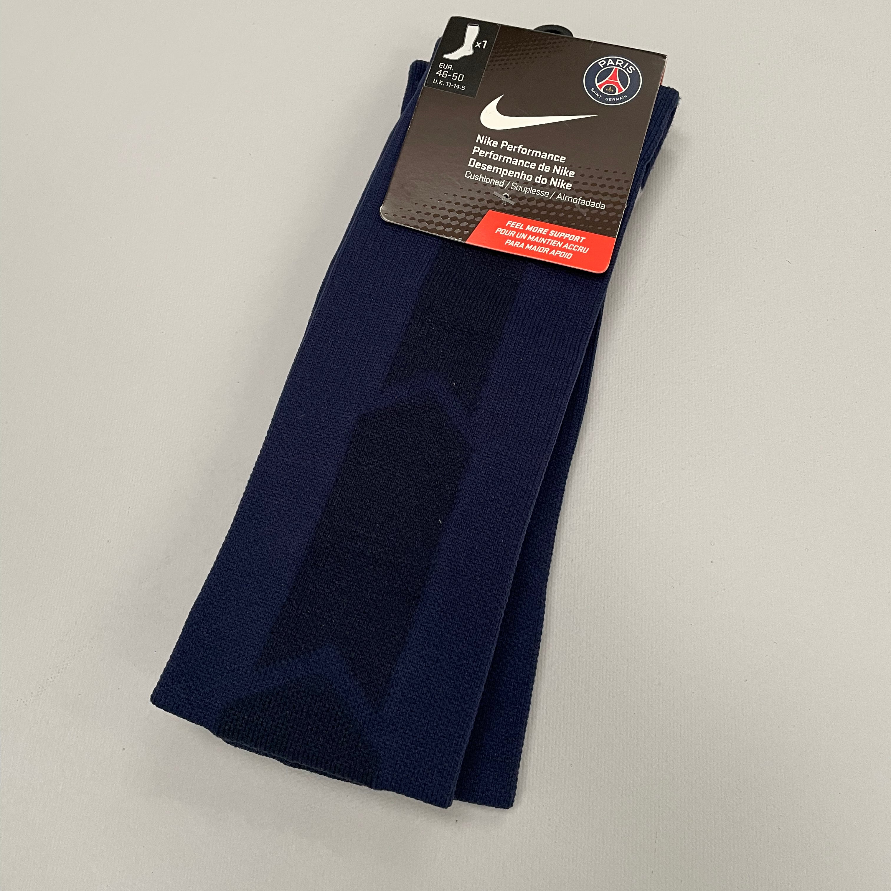 Shop 2016 PSG *BNWT* HOME SOCKS (XL) NIKE, classic football shirts, vintage football shirts & retro soccer jerseys at Cult Kits