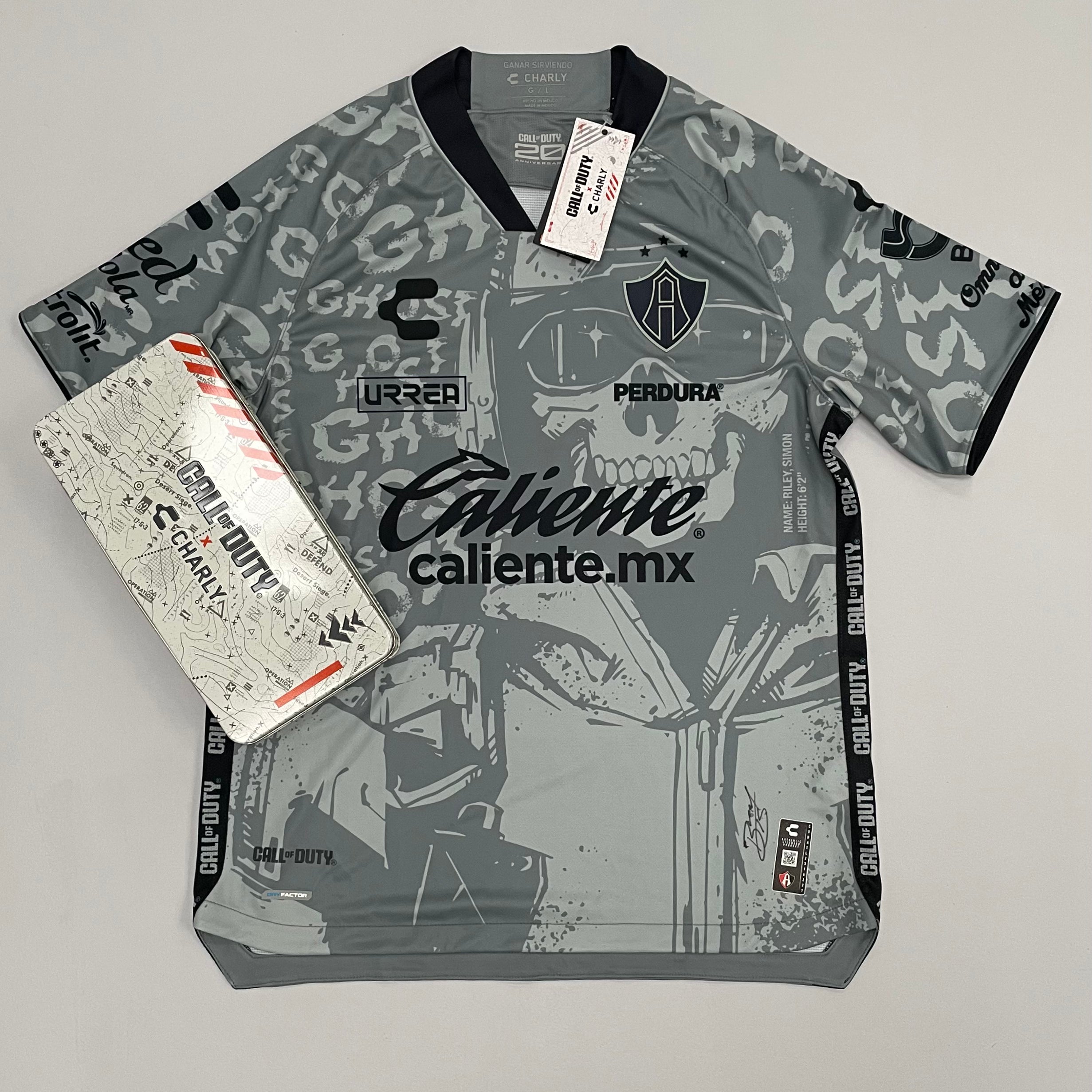 Shop 2023/24 ATLAS X CALL OF DUTY *BNWT* SIGNED SHIRT (L) CHARLY, classic football shirts, vintage football shirts & retro soccer jerseys at Cult Kits
