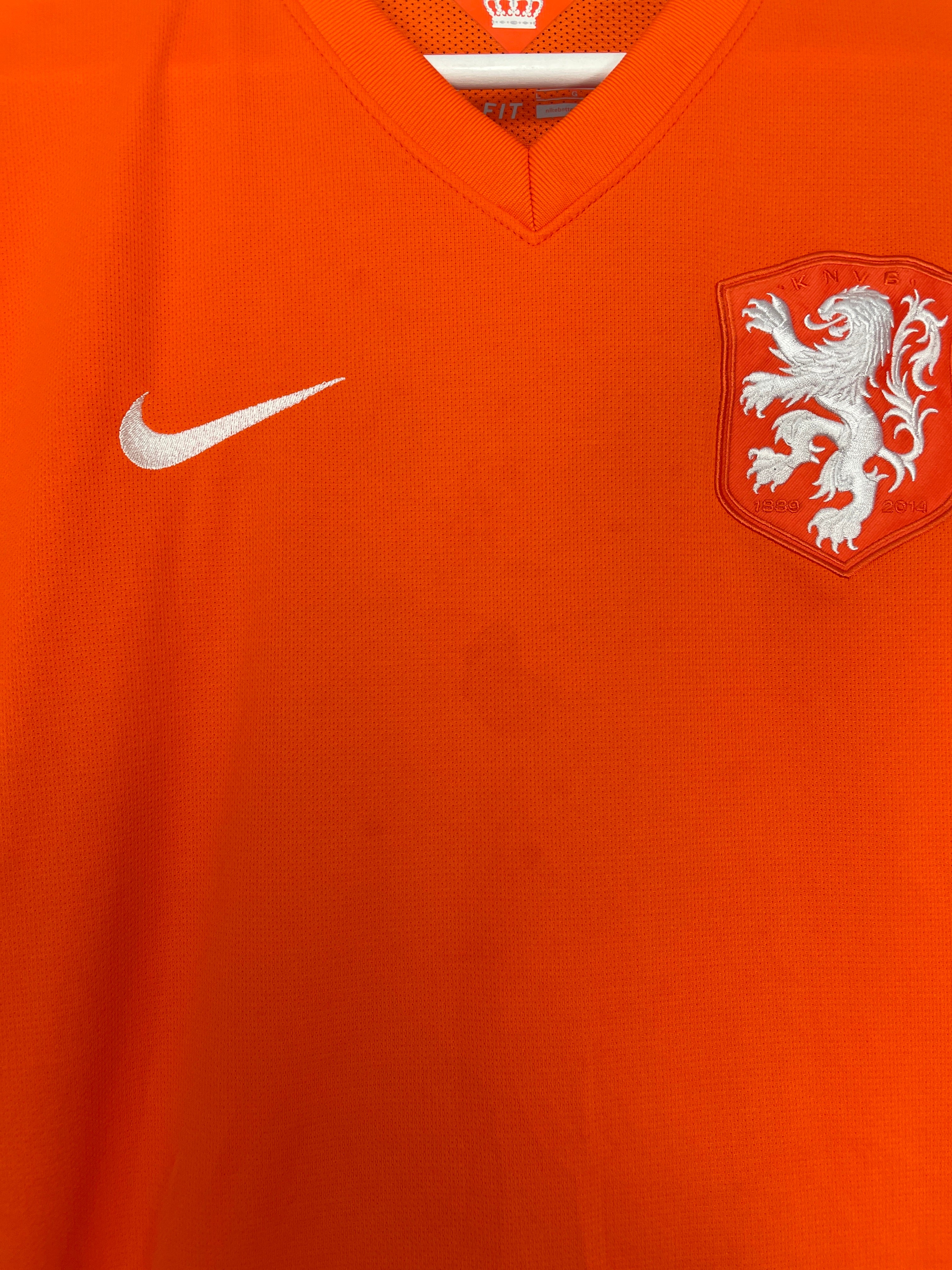 Shop 2014/15 NETHERLANDS *PLAYER ISSUE* HOME SHIRT (L) NIKE, classic football shirts, vintage football shirts & retro soccer jerseys at Cult Kits