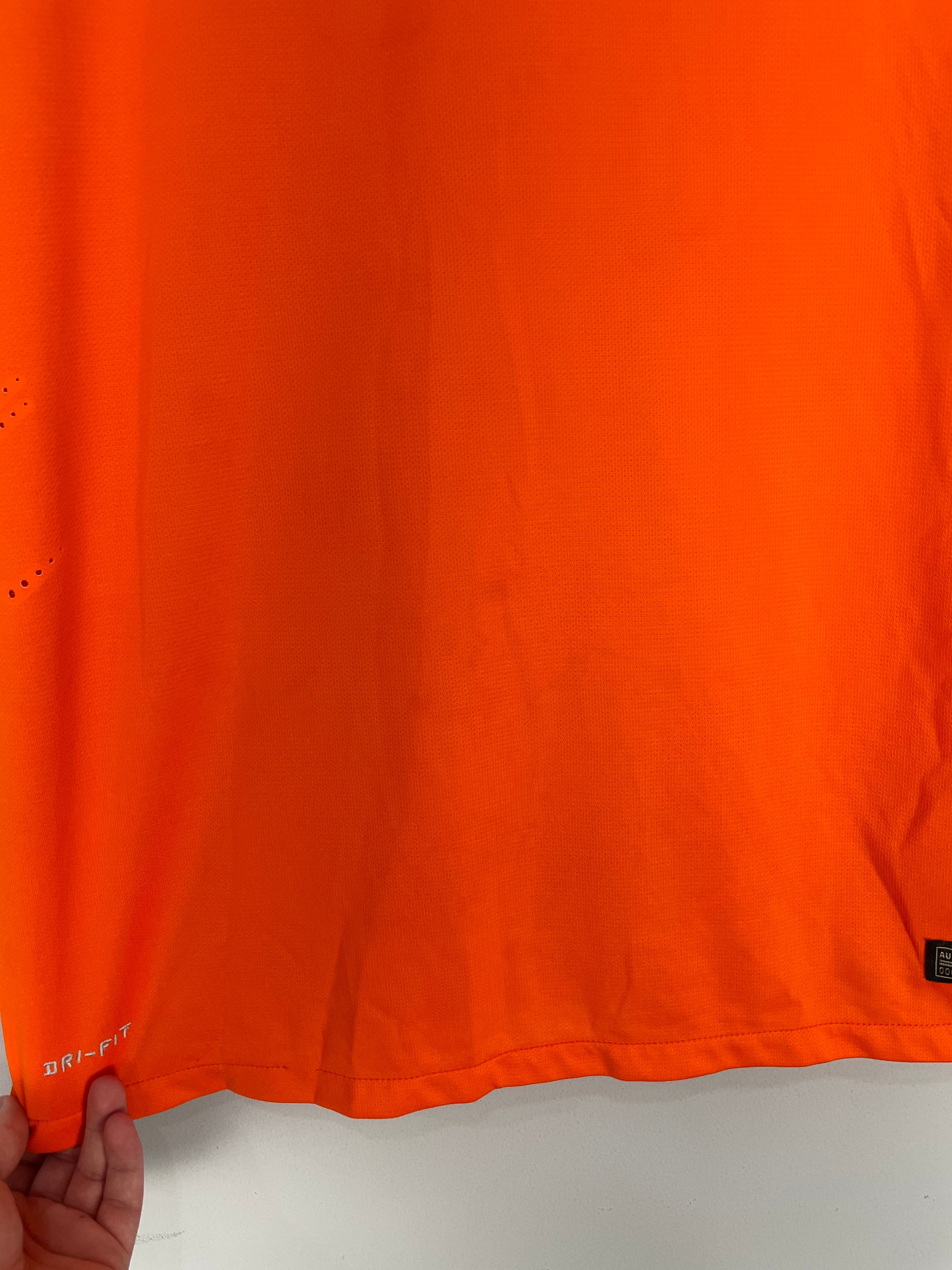 Shop 2014/15 NETHERLANDS *PLAYER ISSUE* HOME SHIRT (L) NIKE, classic football shirts, vintage football shirts & retro soccer jerseys at Cult Kits