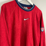 Shop 1998/00 USA FLEECE JUMPER (M) NIKE, classic football shirts, vintage football shirts & retro soccer jerseys at Cult Kits