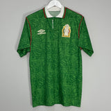 Shop 1994 MEXICO HOME SHIRT (M) UMBRO, classic football shirts, vintage football shirts & retro soccer jerseys at Cult Kits