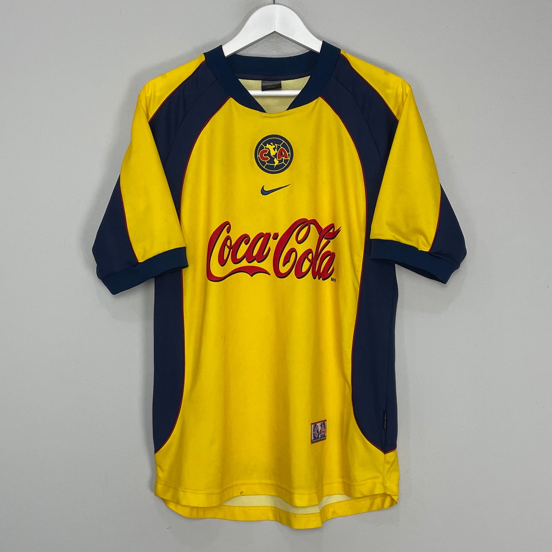 Shop 2001/02 CLUB AMERICA HOME SHIRT (M) NIKE, classic football shirts, vintage football shirts & retro soccer jerseys at Cult Kits