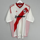 Shop 2002/04 RIVER PLATE HOME SHIRT (XL) ADIDAS, classic football shirts, vintage football shirts & retro soccer jerseys at Cult Kits