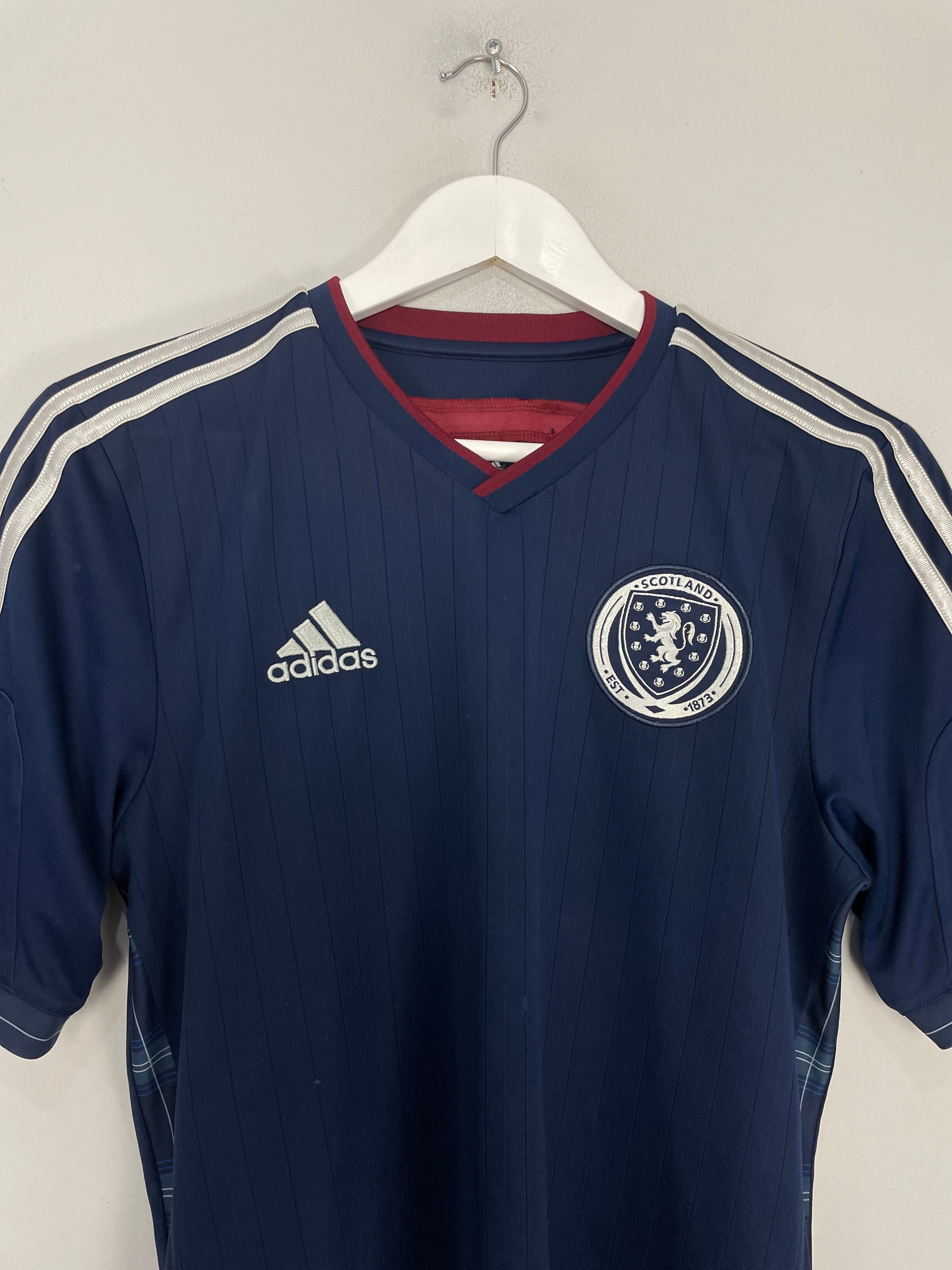 Shop 2014/15 SCOTLAND HOME SHIRT (S) ADIDAS, classic football shirts, vintage football shirts & retro soccer jerseys at Cult Kits