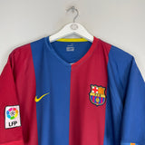 2006/07 BARCELONA RONALDINHO #10 HOME SHIRT (XXL) NIKE