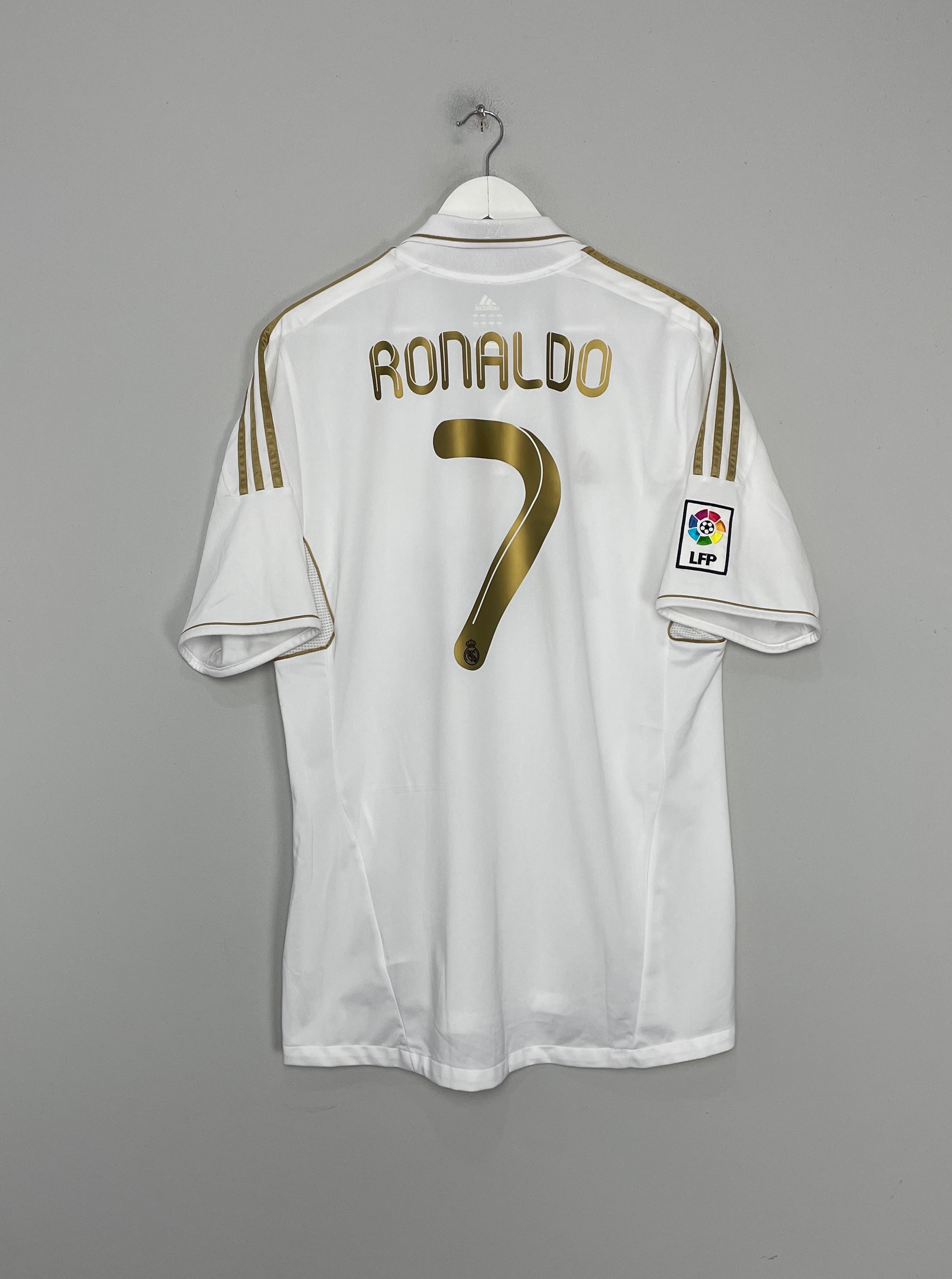 Shop 2011/12 REAL MADRID RONALDO #7 HOME SHIRT (XL) ADIDAS, classic football shirts, vintage football shirts & retro soccer jerseys at Cult Kits