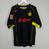 Shop 2004/05 DORTMUND KOLLER #9 AWAY SHIRT (XL) NIKE, classic football shirts, vintage football shirts & retro soccer jerseys at Cult Kits