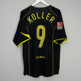 Shop 2004/05 DORTMUND KOLLER #9 AWAY SHIRT (XL) NIKE, classic football shirts, vintage football shirts & retro soccer jerseys at Cult Kits