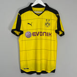 Shop 2015/16 DORTMUND AUBAMEYANG #17 HOME SHIRT (XL) PUMA, classic football shirts, vintage football shirts & retro soccer jerseys at Cult Kits