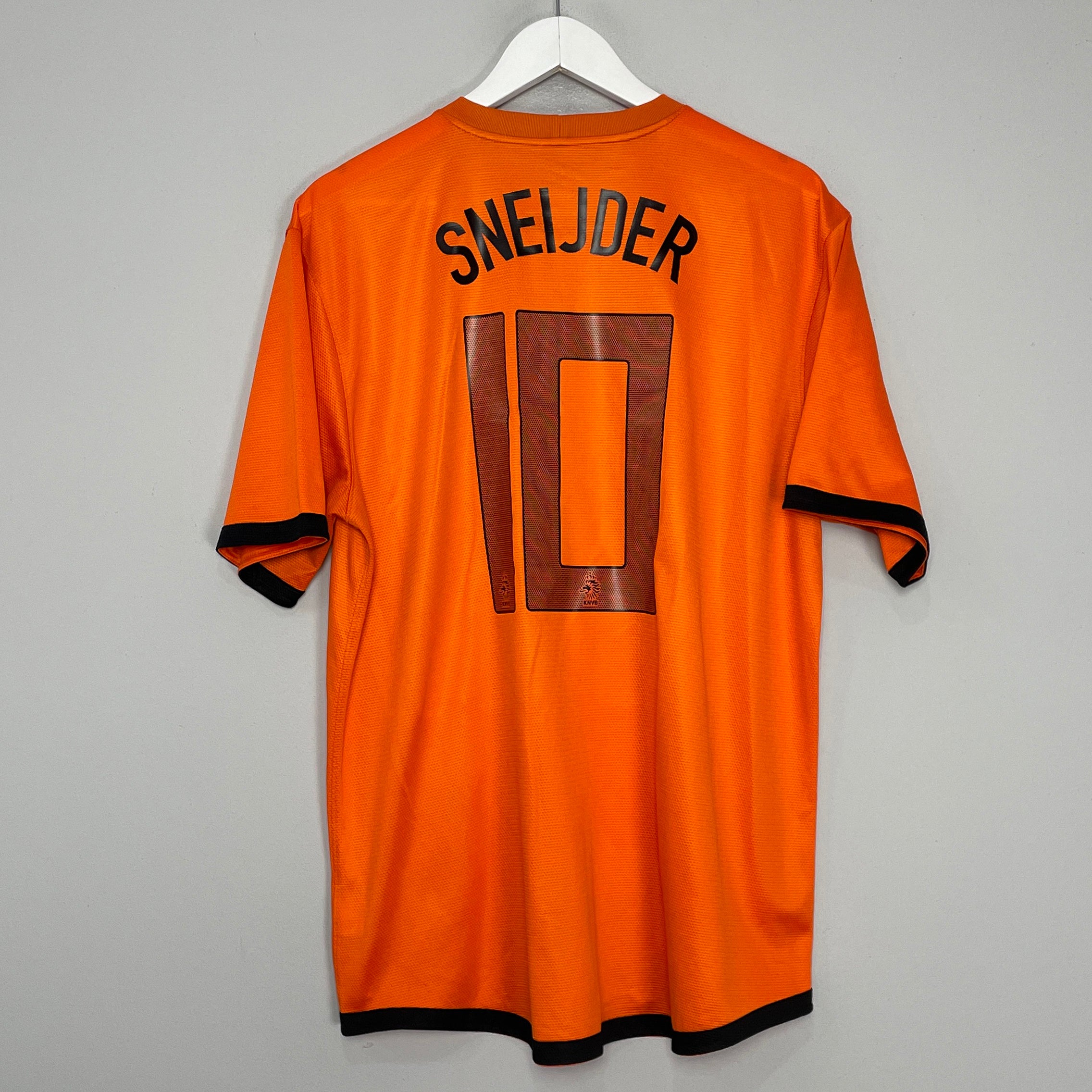 Shop 2012/13 NETHERLANDS SNEIJDER #10 HOME SHIRT (XL) NIKE, classic football shirts, vintage football shirts & retro soccer jerseys at Cult Kits