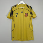 Shop 2008/10 SPAIN DAVID VILLA #7 AWAY SHIRT (XL) ADIDAS, classic football shirts, vintage football shirts & retro soccer jerseys at Cult Kits