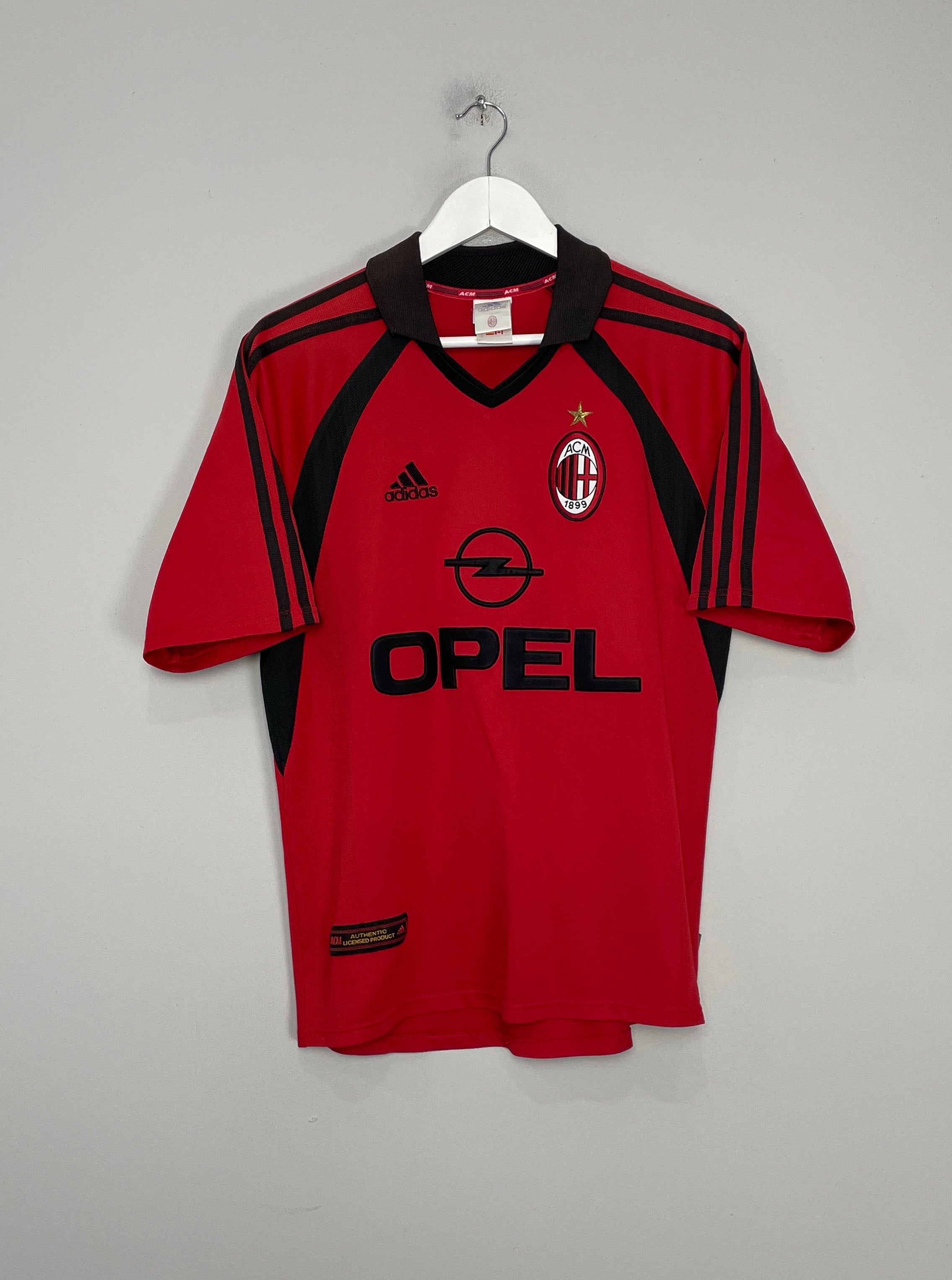 Shop 2001/02 AC MILAN MALDINI #3 THIRD SHIRT (M) ADIDAS, classic football shirts, vintage football shirts & retro soccer jerseys at Cult Kits