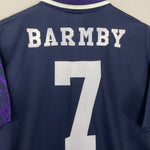 Shop 1994/95 TOTTENHAM BARMBY #7 AWAY SHIRT (M) UMBRO, classic football shirts, vintage football shirts & retro soccer jerseys at Cult Kits