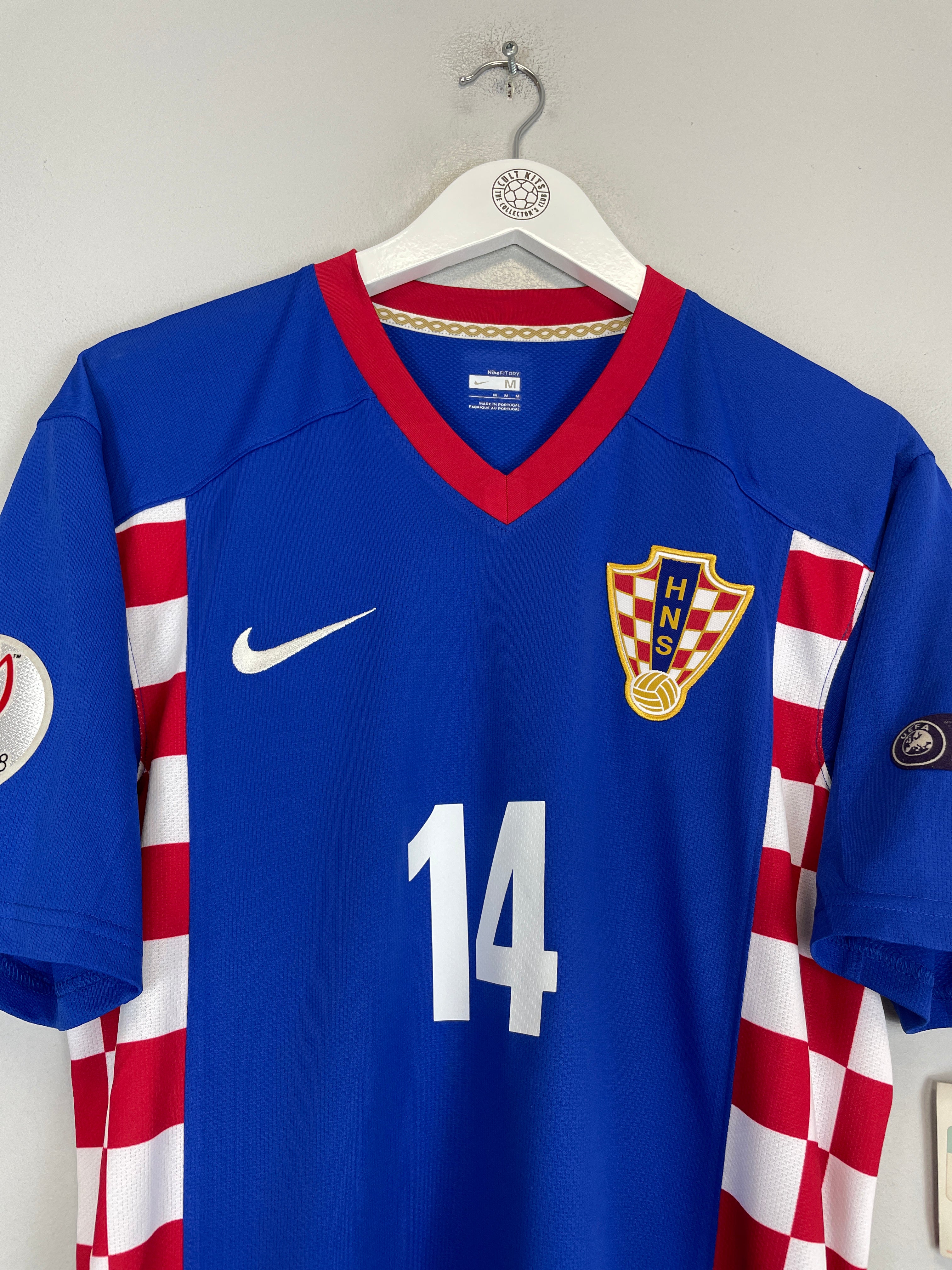 Shop 2007/08 CROATIA MODRIC #14 *BNWT* AWAY SHIRT (M) NIKE, classic football shirts, vintage football shirts & retro soccer jerseys at Cult Kits