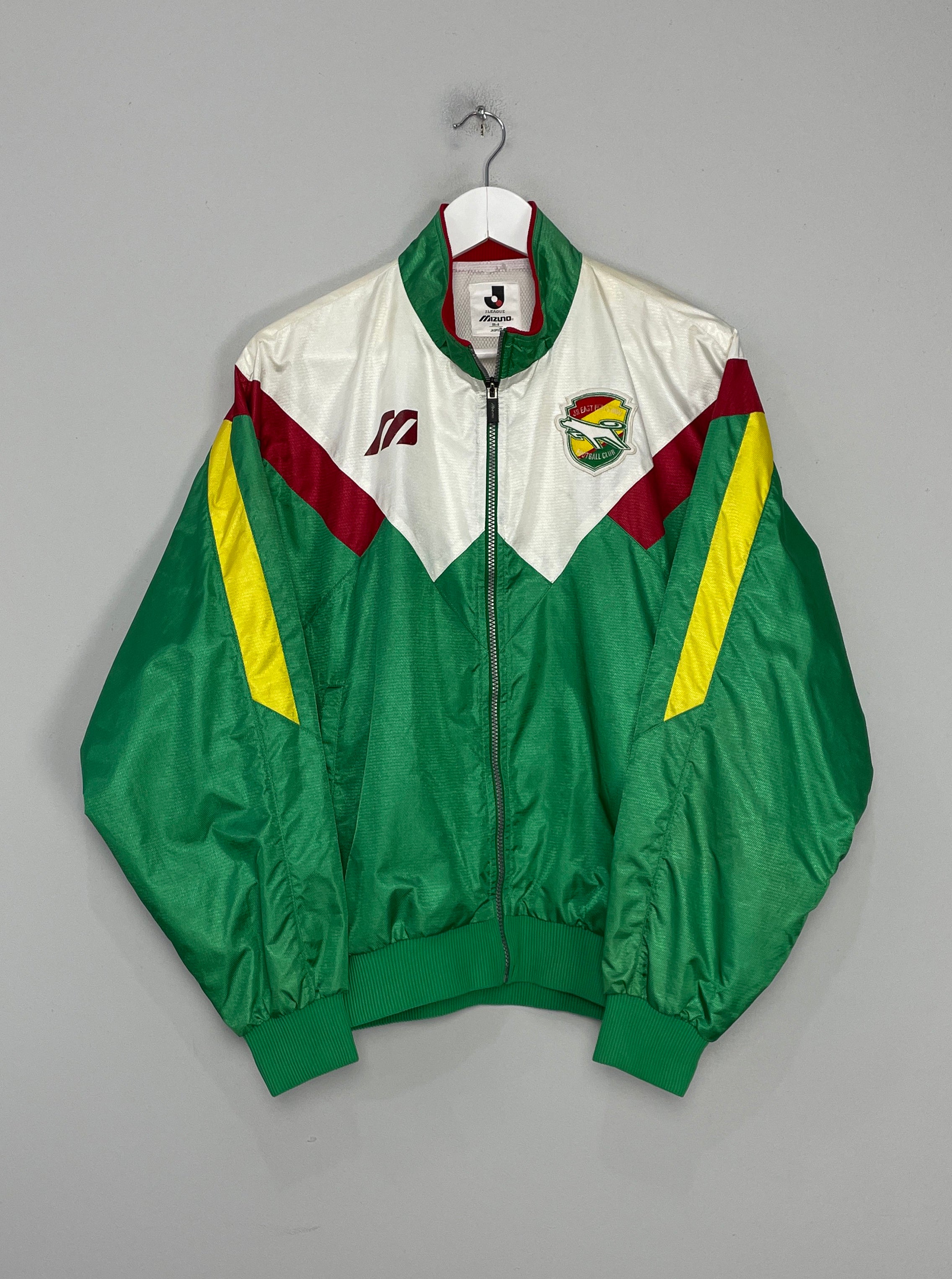Shop 1994/96 JEF UNITED TRACK JACKET (L) MIZUNO, classic football shirts, vintage football shirts & retro soccer jerseys at Cult Kits