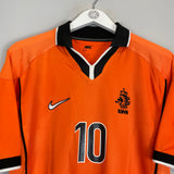 1998/00 NETHERLANDS SEEDORF #10 HOME SHIRT (S) NIKE