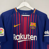 Shop 2017/18 BARCELONA MESSI #10 HOME SHIRT (L) NIKE, classic football shirts, vintage football shirts & retro soccer jerseys at Cult Kits