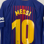 Shop 2017/18 BARCELONA MESSI #10 HOME SHIRT (L) NIKE, classic football shirts, vintage football shirts & retro soccer jerseys at Cult Kits