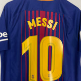 Shop 2017/18 BARCELONA MESSI #10 HOME SHIRT (L) NIKE, classic football shirts, vintage football shirts & retro soccer jerseys at Cult Kits