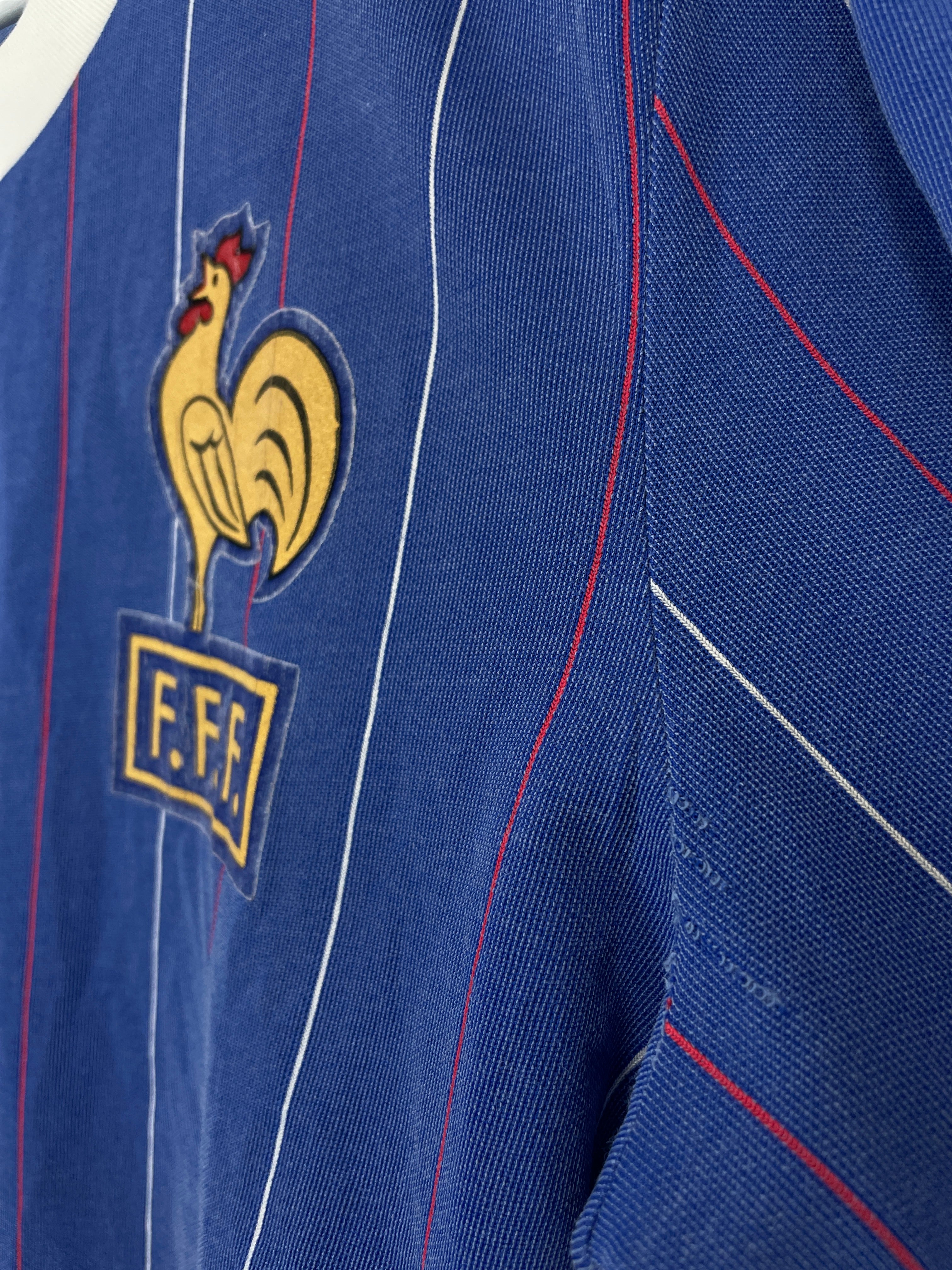 Shop 1980/81 FRANCE HOME SHIRT (M) ADIDAS, classic football shirts, vintage football shirts & retro soccer jerseys at Cult Kits
