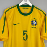 2010/11 BRAZIL FELIPE MELO #5 HOME SHIRT (L) NIKE