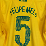 2010/11 BRAZIL FELIPE MELO #5 HOME SHIRT (L) NIKE